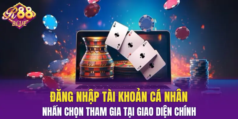 Đăng nhập tài khoản cá nhân, nhấn chọn tham gia tại giao diện chính
