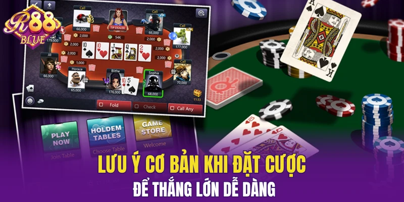 Lưu ý cơ bản khi đặt cược để thắng lớn dễ dàng
