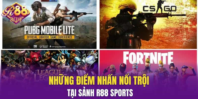 Những điểm nhấn nổi trội tại sảnh R88 sports