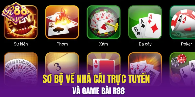 Sơ bộ về nhà cái trực tuyến và game bài R88
