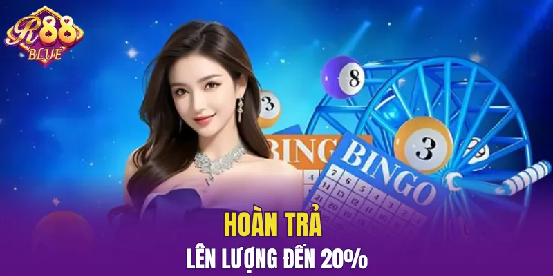 Ưu đãi hoàn trả tiền cược cho người chơi lên đến 20%